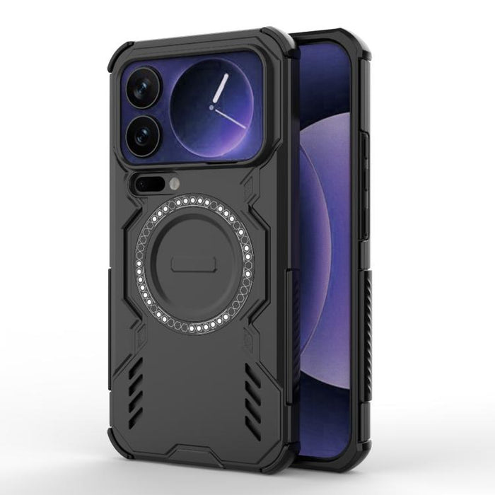 Funda para teléfono antigolpes con anillo magnético Butterfly Armor MagSafe, For Xiaomi 17T Pro 5G Global, For Xiaomi 17T 5G Global, For Xiaomi 17 Pro Max 5G, For Xiaomi 17 Pro 5G, For Xiaomi 17 5G, For Xiaomi Poco M7 4G 169mm, For Xiaomi 15 Ultra 5G  ...