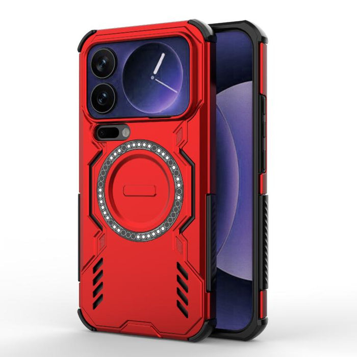 Funda para teléfono antigolpes con anillo magnético Butterfly Armor MagSafe, For Xiaomi 17T Pro 5G Global, For Xiaomi 17T 5G Global, For Xiaomi 17 Pro Max 5G, For Xiaomi 17 Pro 5G, For Xiaomi 17 5G, For Xiaomi Poco M7 4G 169mm, For Xiaomi 15 Ultra 5G  ...