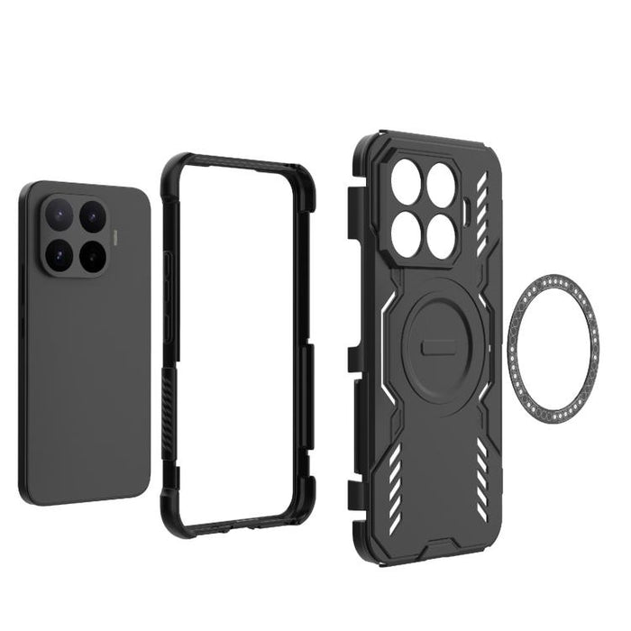 Funda para teléfono antigolpes con anillo magnético Butterfly Armor MagSafe, For Xiaomi 17T Pro 5G Global, For Xiaomi 17T 5G Global, For Xiaomi 17 Pro Max 5G, For Xiaomi 17 Pro 5G, For Xiaomi 17 5G, For Xiaomi Poco M7 4G 169mm, For Xiaomi 15 Ultra 5G  ...