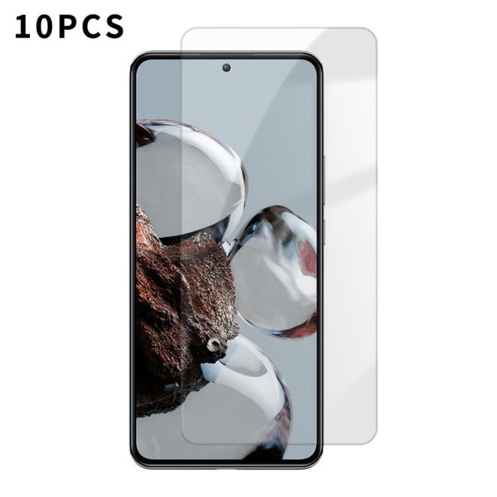 Kalebol 10 unidades de protector de pantalla de vidrio templado HD antihuellas, de aluminio de alta calidad, con protección semitransparente., For Xiaomi Poco C81 Pro 4G, For Xiaomi 17T 5G, For Xiaomi 17 Ultra, For Xiaomi 17 Pro Max, For Xiaomi 17 Pro ...