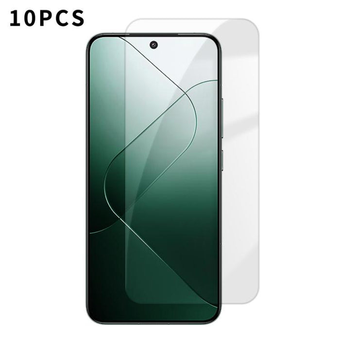Kalebol 10 unidades de protector de pantalla de vidrio templado HD antihuellas, de aluminio de alta calidad, con protección semitransparente., For Xiaomi Poco C81 Pro 4G, For Xiaomi 17T 5G, For Xiaomi 17 Ultra, For Xiaomi 17 Pro Max, For Xiaomi 17 Pro ...