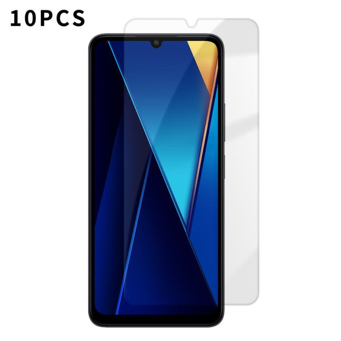 Kalebol 10 unidades de protector de pantalla de vidrio templado HD antihuellas, de aluminio de alta calidad, con protección semitransparente., For Xiaomi Poco C81 Pro 4G, For Xiaomi 17T 5G, For Xiaomi 17 Ultra, For Xiaomi 17 Pro Max, For Xiaomi 17 Pro ...