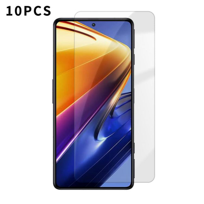 Kalebol 10 unidades de protector de pantalla de vidrio templado HD antihuellas, de aluminio de alta calidad, con protección semitransparente., For Xiaomi Poco C81 Pro 4G, For Xiaomi 17T 5G, For Xiaomi 17 Ultra, For Xiaomi 17 Pro Max, For Xiaomi 17 Pro ...