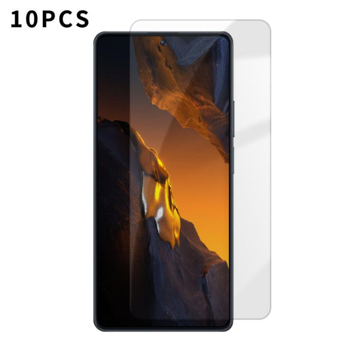 Kalebol 10 unidades de protector de pantalla de vidrio templado HD antihuellas, de aluminio de alta calidad, con protección semitransparente., For Xiaomi Poco C81 Pro 4G, For Xiaomi 17T 5G, For Xiaomi 17 Ultra, For Xiaomi 17 Pro Max, For Xiaomi 17 Pro ...