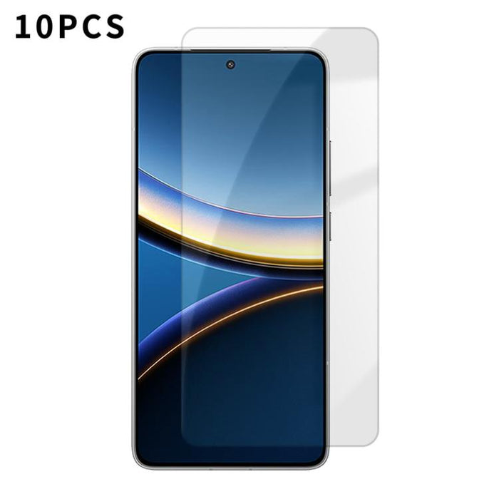 Kalebol 10 unidades de protector de pantalla de vidrio templado HD antihuellas, de aluminio de alta calidad, con protección semitransparente., For Xiaomi Poco C81 Pro 4G, For Xiaomi 17T 5G, For Xiaomi 17 Ultra, For Xiaomi 17 Pro Max, For Xiaomi 17 Pro ...