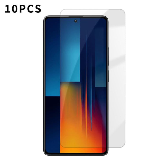 Kalebol 10 unidades de protector de pantalla de vidrio templado HD antihuellas, de aluminio de alta calidad, con protección semitransparente., For Xiaomi Poco C81 Pro 4G, For Xiaomi 17T 5G, For Xiaomi 17 Ultra, For Xiaomi 17 Pro Max, For Xiaomi 17 Pro ...