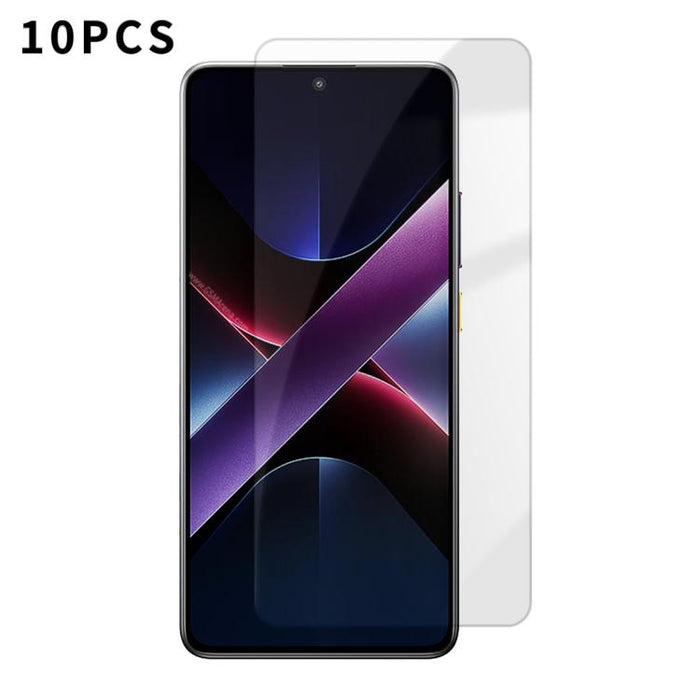 Kalebol 10 unidades de protector de pantalla de vidrio templado HD antihuellas, de aluminio de alta calidad, con protección semitransparente., For Xiaomi Poco C81 Pro 4G, For Xiaomi 17T 5G, For Xiaomi 17 Ultra, For Xiaomi 17 Pro Max, For Xiaomi 17 Pro ...