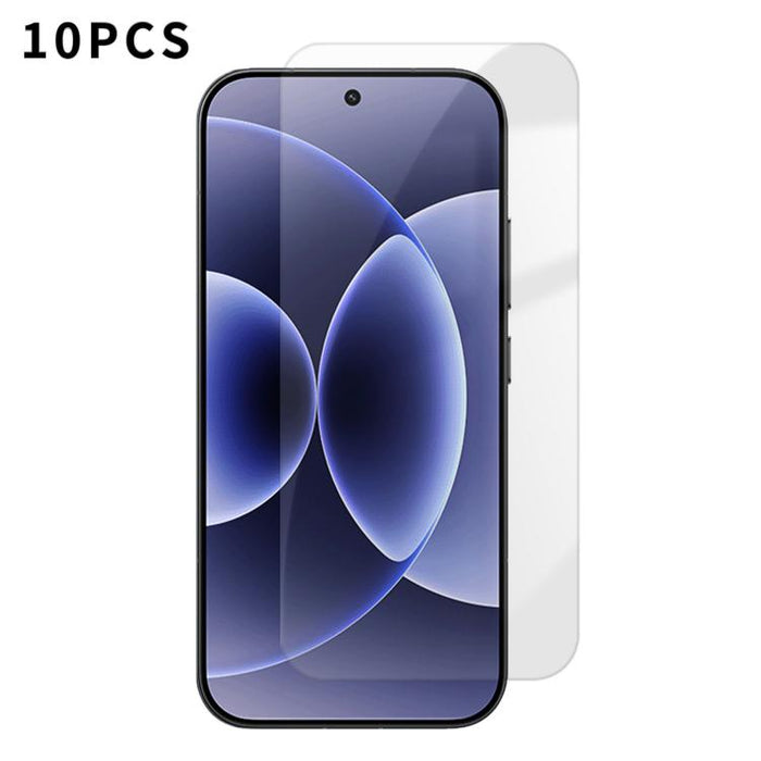 Kalebol 10 unidades de protector de pantalla de vidrio templado HD antihuellas, de aluminio de alta calidad, con protección semitransparente., For Xiaomi Poco C81 Pro 4G, For Xiaomi 17T 5G, For Xiaomi 17 Ultra, For Xiaomi 17 Pro Max, For Xiaomi 17 Pro ...
