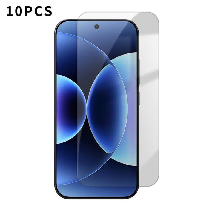 Kalebol 10 unidades de protector de pantalla de vidrio templado HD antihuellas, de aluminio de alta calidad, con protección semitransparente., For Xiaomi Poco C81 Pro 4G, For Xiaomi 17T 5G, For Xiaomi 17 Ultra, For Xiaomi 17 Pro Max, For Xiaomi 17 Pro ...