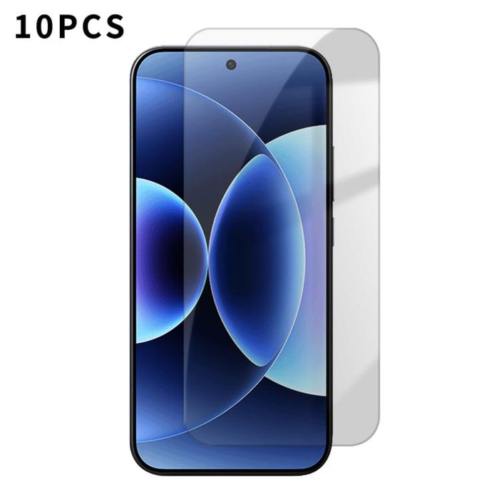 Kalebol 10 unidades de protector de pantalla de vidrio templado HD antihuellas, de aluminio de alta calidad, con protección semitransparente., For Xiaomi Poco C81 Pro 4G, For Xiaomi 17T 5G, For Xiaomi 17 Ultra, For Xiaomi 17 Pro Max, For Xiaomi 17 Pro ...