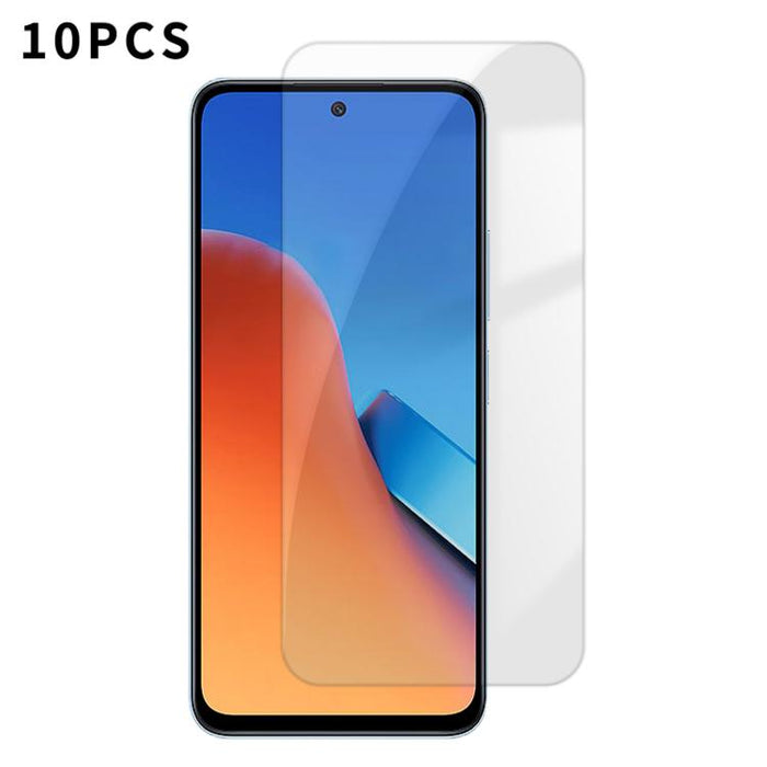 Kalebol 10 unidades de protector de pantalla de vidrio templado HD antihuellas, de aluminio de alta calidad, con protección semitransparente., For Redmi A7 Pro 171mm / Poco C85x 5G, For Redmi R70m 5G, For Redmi R70 5G                                   ...