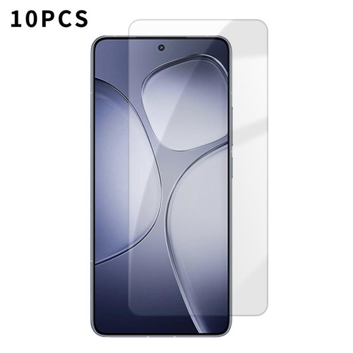 Kalebol 10 unidades de protector de pantalla de vidrio templado HD antihuellas, de aluminio de alta calidad, con protección semitransparente., For Redmi A7 Pro 171mm / Poco C85x 5G, For Redmi R70m 5G, For Redmi R70 5G                                   ...