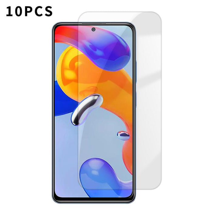 Kalebol 10 unidades de protector de pantalla de vidrio templado HD antihuellas, de aluminio de alta calidad, con protección semitransparente., For Redmi A7 Pro 171mm / Poco C85x 5G, For Redmi R70m 5G, For Redmi R70 5G                                   ...
