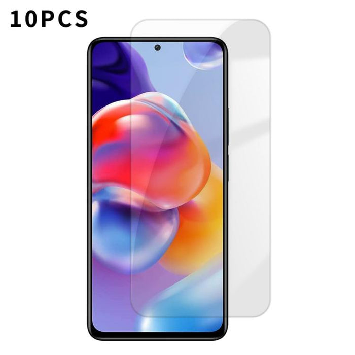 Kalebol 10 unidades de protector de pantalla de vidrio templado HD antihuellas, de aluminio de alta calidad, con protección semitransparente., For Redmi A7 Pro 171mm / Poco C85x 5G, For Redmi R70m 5G, For Redmi R70 5G                                   ...