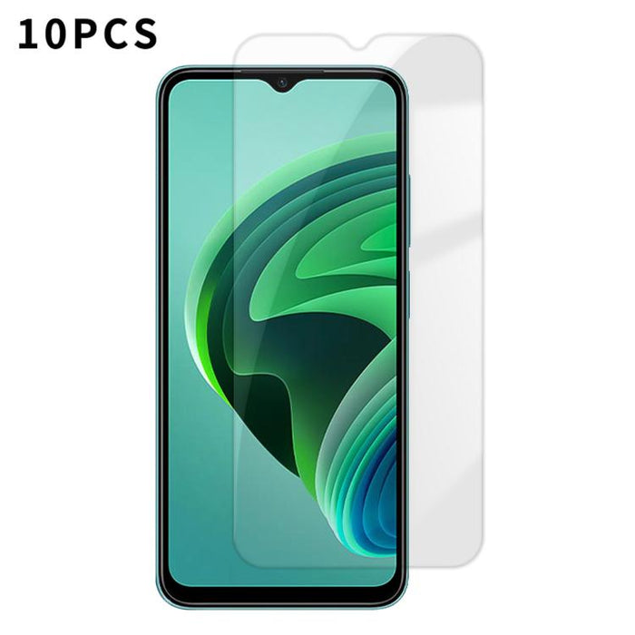 Kalebol 10 unidades de protector de pantalla de vidrio templado HD antihuellas, de aluminio de alta calidad, con protección semitransparente., For Redmi A7 Pro 171mm / Poco C85x 5G, For Redmi R70m 5G, For Redmi R70 5G                                   ...
