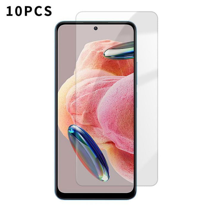 Kalebol 10 unidades de protector de pantalla de vidrio templado HD antihuellas, de aluminio de alta calidad, con protección semitransparente., For Redmi A7 Pro 171mm / Poco C85x 5G, For Redmi R70m 5G, For Redmi R70 5G                                   ...