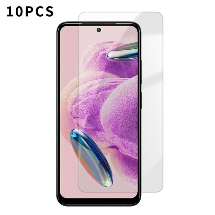 Kalebol 10 unidades de protector de pantalla de vidrio templado HD antihuellas, de aluminio de alta calidad, con protección semitransparente., For Redmi A7 Pro 171mm / Poco C85x 5G, For Redmi R70m 5G, For Redmi R70 5G                                   ...