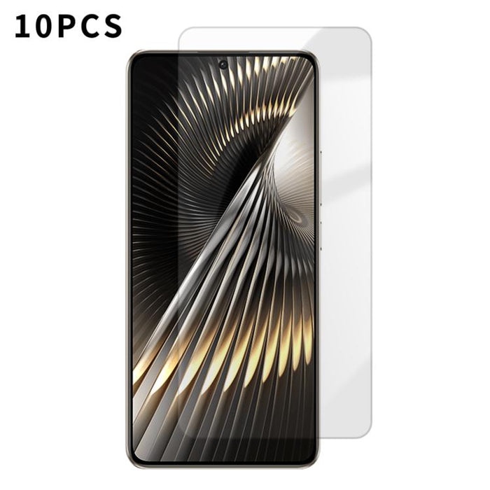 Kalebol 10 unidades de protector de pantalla de vidrio templado HD antihuellas, de aluminio de alta calidad, con protección semitransparente., For Redmi A7 Pro 171mm / Poco C85x 5G, For Redmi R70m 5G, For Redmi R70 5G                                   ...