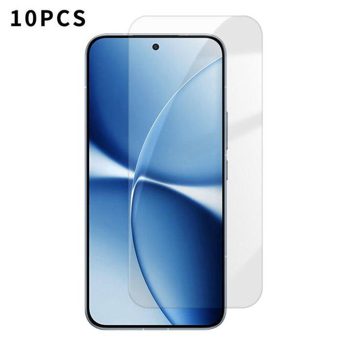 Kalebol 10 unidades de protector de pantalla de vidrio templado HD antihuellas, de aluminio de alta calidad, con protección semitransparente., For Redmi A7 Pro 171mm / Poco C85x 5G, For Redmi R70m 5G, For Redmi R70 5G                                   ...