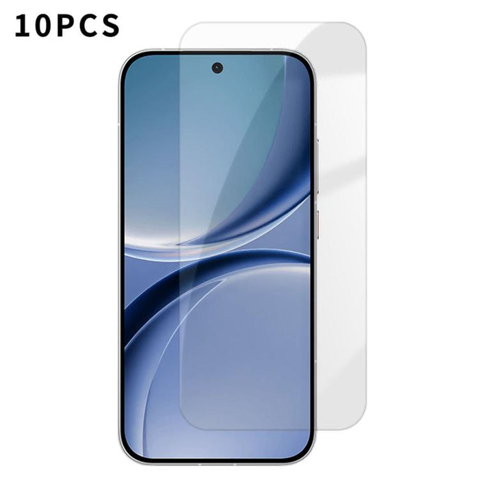 Kalebol 10 unidades de protector de pantalla de vidrio templado HD antihuellas, de aluminio de alta calidad, con protección semitransparente., For Redmi A7 Pro 171mm / Poco C85x 5G, For Redmi R70m 5G, For Redmi R70 5G                                   ...