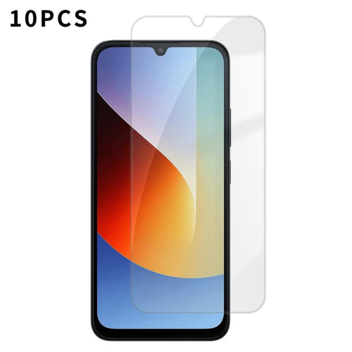 Kalebol 10 unidades de protector de pantalla de vidrio templado HD antihuellas, de aluminio de alta calidad, con protección semitransparente., For Redmi A7 Pro 171mm / Poco C85x 5G, For Redmi R70m 5G, For Redmi R70 5G                                   ...