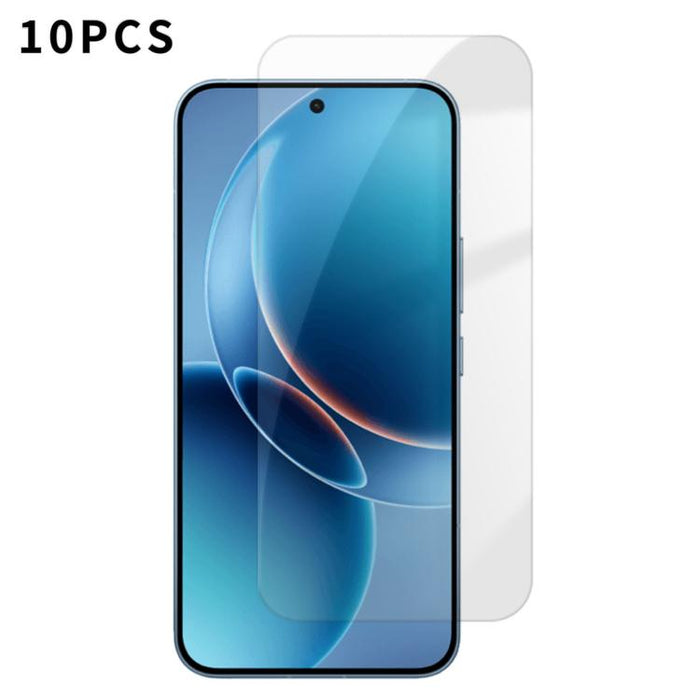 Kalebol 10 unidades de protector de pantalla de vidrio templado HD antihuellas, de aluminio de alta calidad, con protección semitransparente., For Redmi A7 Pro 171mm / Poco C85x 5G, For Redmi R70m 5G, For Redmi R70 5G                                   ...