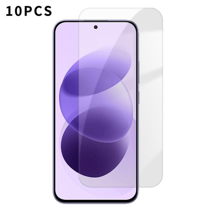Kalebol 10 unidades de protector de pantalla de vidrio templado HD antihuellas, de aluminio de alta calidad, con protección semitransparente., For Redmi A7 Pro 171mm / Poco C85x 5G, For Redmi R70m 5G, For Redmi R70 5G                                   ...