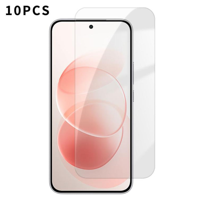 Kalebol 10 unidades de protector de pantalla de vidrio templado HD antihuellas, de aluminio de alta calidad, con protección semitransparente., For Redmi A7 Pro 171mm / Poco C85x 5G, For Redmi R70m 5G, For Redmi R70 5G                                   ...