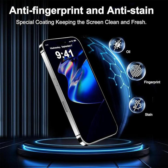 Kalebol 10 unidades de protector de pantalla de vidrio templado HD antihuellas, de aluminio de alta calidad, con protección semitransparente., For Redmi A7 Pro 171mm / Poco C85x 5G, For Redmi R70m 5G, For Redmi R70 5G                                   ...