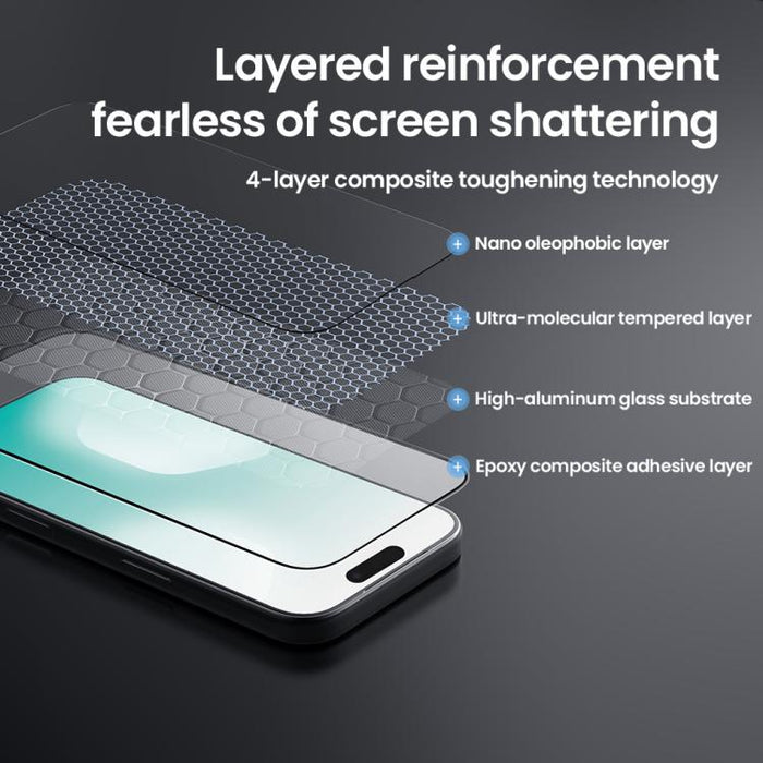 NILLKIN CP+Pro Explosion-proof Tempered Glass Film with Dust-free Cabin, For iPhone 17 Pro Max, For iPhone 17 Pro, For iPhone 17, For iPhone Air