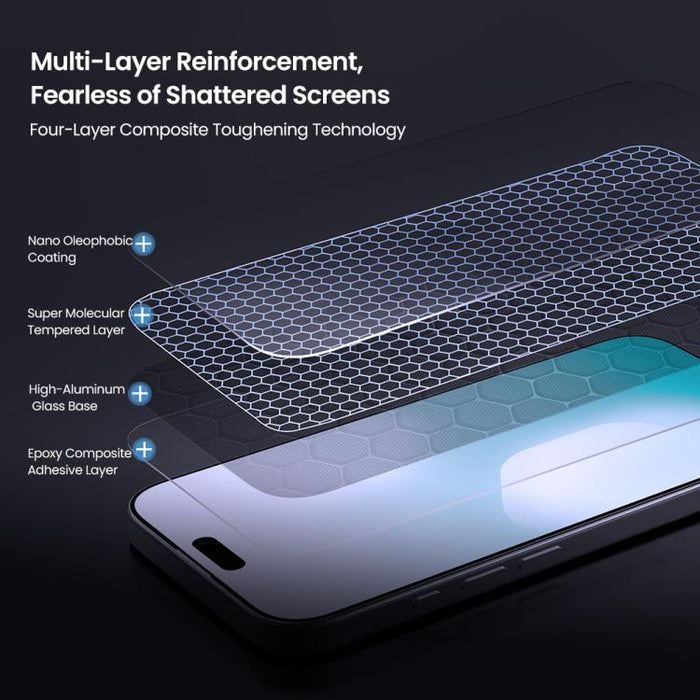 NILLKIN H+Pro 0.2mm 9H Explosion-proof Tempered Glass Film with Dust-free Cabin, For iPhone 17 Pro Max, For iPhone 17 Pro, For iPhone 17, For iPhone Air