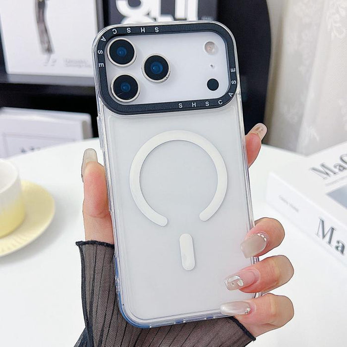 Color Contrast Lens Frame Transparent TPU Phone Case, For iPhone 17 Pro Max, For iPhone 17 Pro