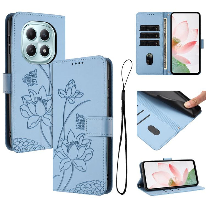 Funda para teléfono de piel con relieve de loto y cordón., For Redmi 15a 5G, For Redmi A7 Pro 4G 171mm, For Redmi Turbo 5 Max / Poco X8 Pro Max 5G, For Redmi Turbo 5 / Poco X8 Pro 5G, For Redmi Note 15 Pro+ Global 5G 163.3mm                            ...