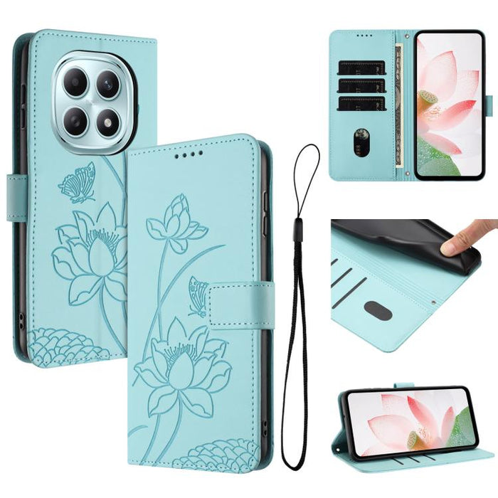 Funda para teléfono de piel con relieve de loto y cordón., For Redmi 15a 5G, For Redmi A7 Pro 4G 171mm, For Redmi Turbo 5 Max / Poco X8 Pro Max 5G, For Redmi Turbo 5 / Poco X8 Pro 5G, For Redmi Note 15 Pro+ Global 5G 163.3mm                            ...