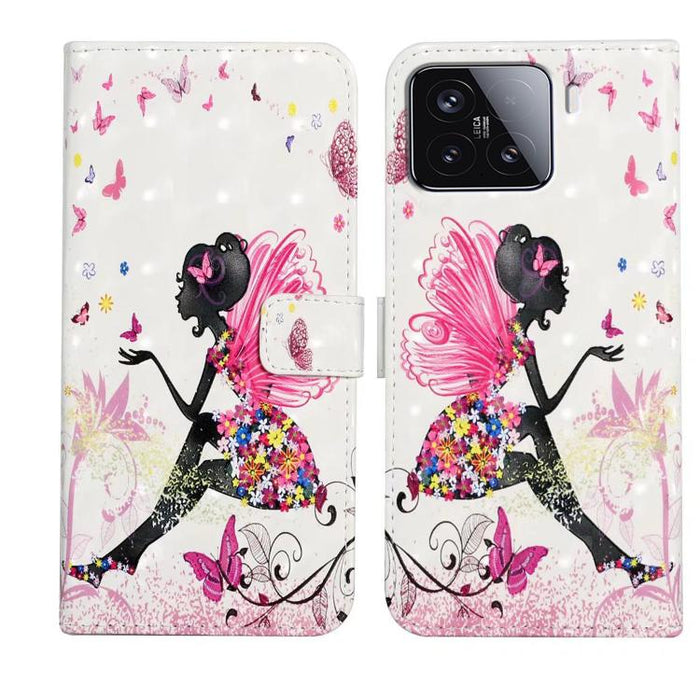 Funda de teléfono de cuero con dibujo 3D en relieve al óleo, For Redmi K90 Pro Max/Poco F8 Ultra, For Redmi K90/Poco F8 Pro, For Redmi 15C 5G/4G EU 173mm/Poco C85 5G, For Redmi 15 5G / 4G EU 171mm, For Redmi 15C 5G/4G Global 171mm/Poco C85 4G          ...