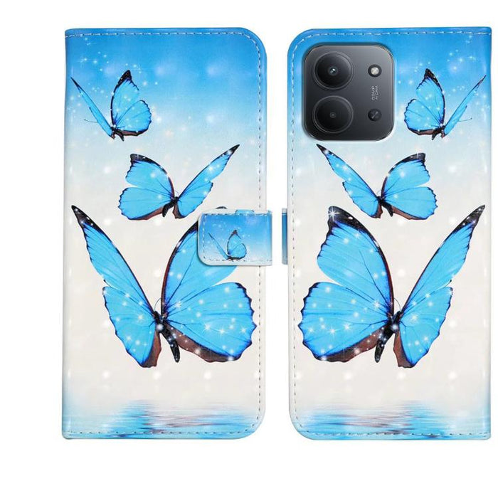 Funda de teléfono de cuero con dibujo 3D en relieve al óleo, For Redmi K90 Pro Max/Poco F8 Ultra, For Redmi K90/Poco F8 Pro, For Redmi 15C 5G/4G EU 173mm/Poco C85 5G, For Redmi 15 5G / 4G EU 171mm, For Redmi 15C 5G/4G Global 171mm/Poco C85 4G          ...