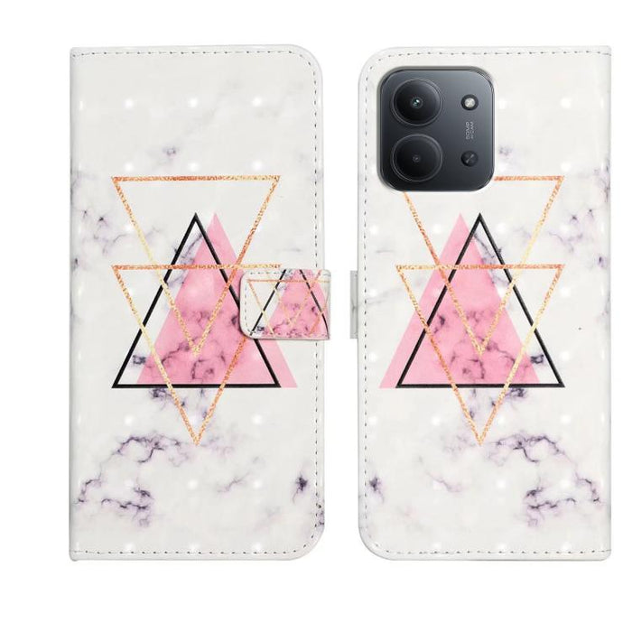 Funda de teléfono de cuero con dibujo 3D en relieve al óleo, For Redmi K90 Pro Max/Poco F8 Ultra, For Redmi K90/Poco F8 Pro, For Redmi 15C 5G/4G EU 173mm/Poco C85 5G, For Redmi 15 5G / 4G EU 171mm, For Redmi 15C 5G/4G Global 171mm/Poco C85 4G          ...