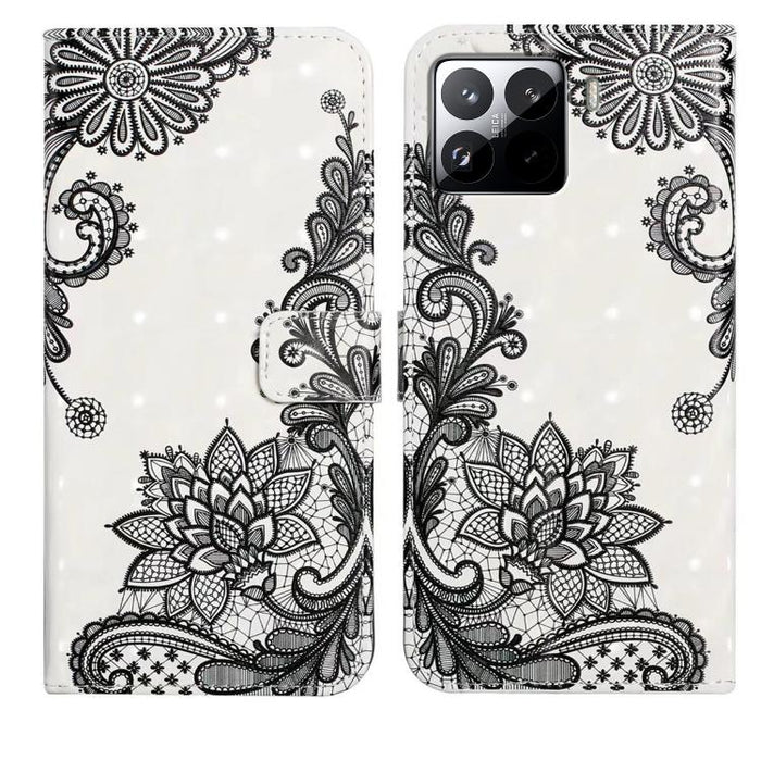 Funda de teléfono de cuero con dibujo 3D en relieve al óleo, For Redmi K90 Pro Max/Poco F8 Ultra, For Redmi K90/Poco F8 Pro, For Redmi 15C 5G/4G EU 173mm/Poco C85 5G, For Redmi 15 5G / 4G EU 171mm, For Redmi 15C 5G/4G Global 171mm/Poco C85 4G          ...