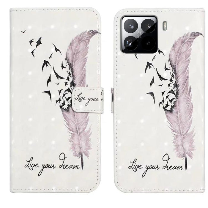 Funda de teléfono de cuero con dibujo 3D en relieve al óleo, For Redmi K90 Pro Max/Poco F8 Ultra, For Redmi K90/Poco F8 Pro, For Redmi 15C 5G/4G EU 173mm/Poco C85 5G, For Redmi 15 5G / 4G EU 171mm, For Redmi 15C 5G/4G Global 171mm/Poco C85 4G          ...