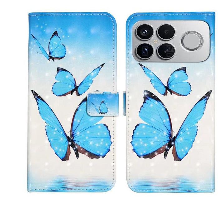 Funda de teléfono de cuero con dibujo 3D en relieve al óleo, For Redmi K90 Pro Max/Poco F8 Ultra, For Redmi K90/Poco F8 Pro, For Redmi 15C 5G/4G EU 173mm/Poco C85 5G, For Redmi 15 5G / 4G EU 171mm, For Redmi 15C 5G/4G Global 171mm/Poco C85 4G          ...