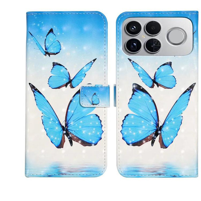 Funda de teléfono de cuero con dibujo 3D en relieve al óleo, For Redmi K90 Pro Max/Poco F8 Ultra, For Redmi K90/Poco F8 Pro, For Redmi 15C 5G/4G EU 173mm/Poco C85 5G, For Redmi 15 5G / 4G EU 171mm, For Redmi 15C 5G/4G Global 171mm/Poco C85 4G          ...