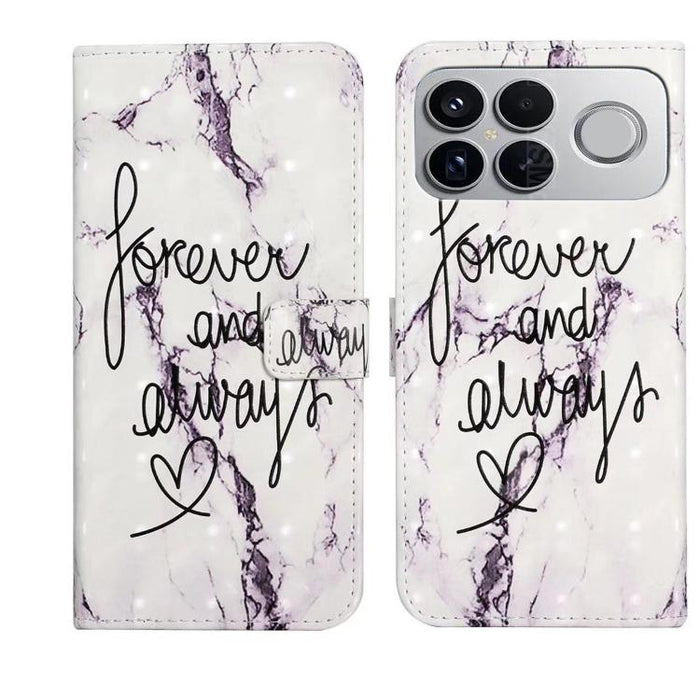 Funda de teléfono de cuero con dibujo 3D en relieve al óleo, For Redmi K90 Pro Max/Poco F8 Ultra, For Redmi K90/Poco F8 Pro, For Redmi 15C 5G/4G EU 173mm/Poco C85 5G, For Redmi 15 5G / 4G EU 171mm, For Redmi 15C 5G/4G Global 171mm/Poco C85 4G          ...