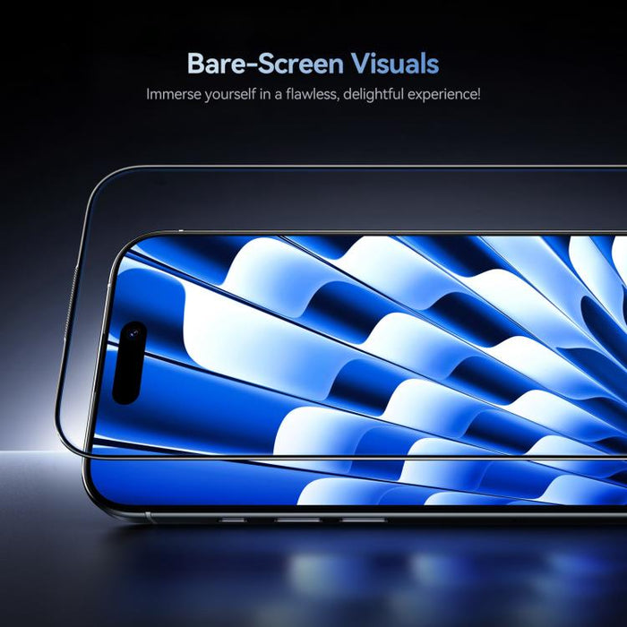 JOYROOM Knight Series 2.5D Full Screen HD Hard Anti-Scratch Tempered Glass Film, For iPhone 17 Pro Max, For iPhone 17 Pro, For iPhone 17, For iPhone Air, For iPhone 16 Pro Max, For iPhone 16 Pro, For iPhone 16 Plus, For iPhone 16