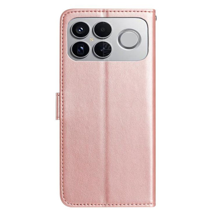 Funda de cuero para teléfono con estampado de flores de rosa en relieve, For Redmi K90 Pro Max/Poco F8 Ultra, For Redmi K90/Poco F8 Pro, For Redmi 15C 5G/4G EU 173mm/Poco C85 5G, For Redmi 15 5G / 4G EU 171mm, For Redmi 15C 5G/4G Global 171mm/Poco C85 ...