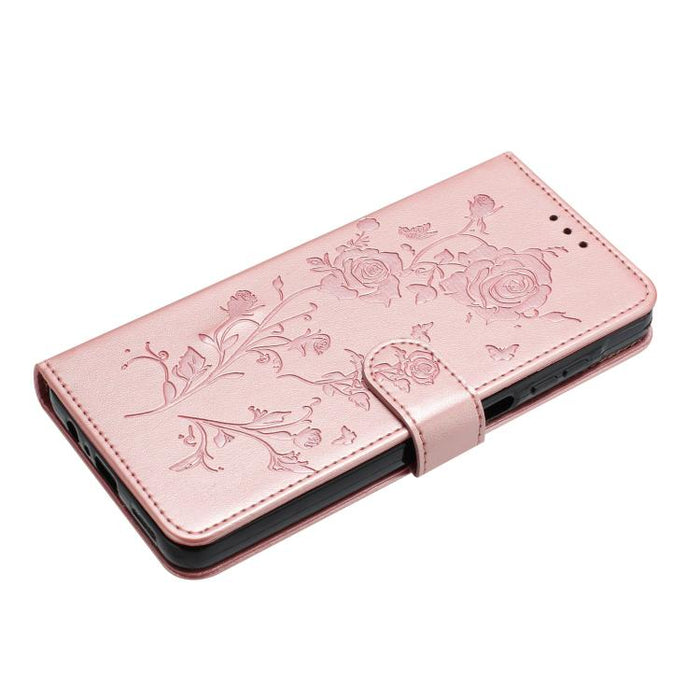 Funda de cuero para teléfono con estampado de flores de rosa en relieve, For Redmi K90 Pro Max/Poco F8 Ultra, For Redmi K90/Poco F8 Pro, For Redmi 15C 5G/4G EU 173mm/Poco C85 5G, For Redmi 15 5G / 4G EU 171mm, For Redmi 15C 5G/4G Global 171mm/Poco C85 ...