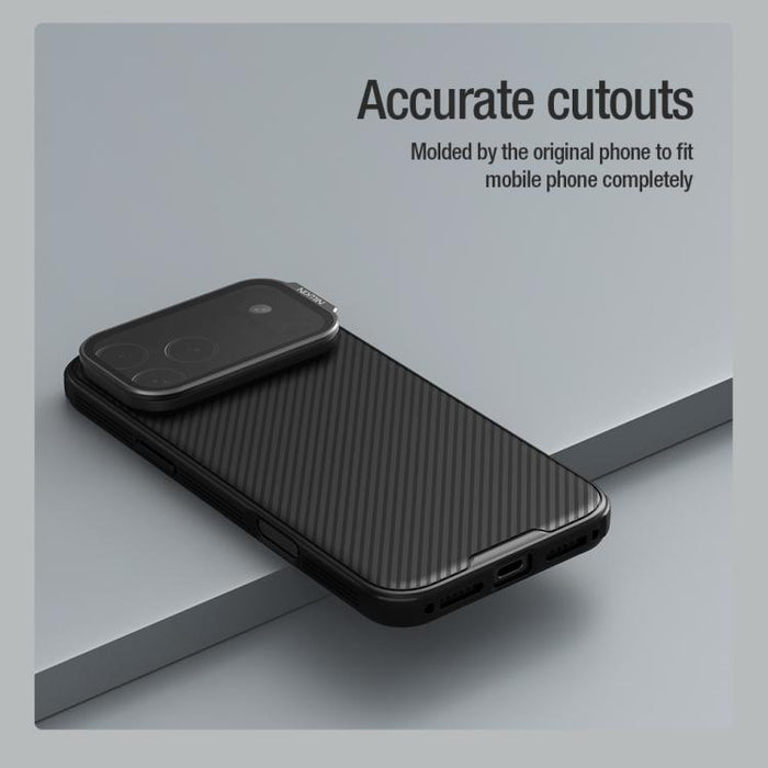 NILLKIN Black Mirror Prop CD Texture Transparent Mirror Cover Phone Case, For iPhone 17 Pro Max, For iPhone 17 Pro