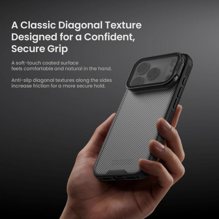 NILLKIN Black Mirror Prop CD Texture Transparent Mirror Cover Phone Case, For iPhone 17 Pro Max, For iPhone 17 Pro