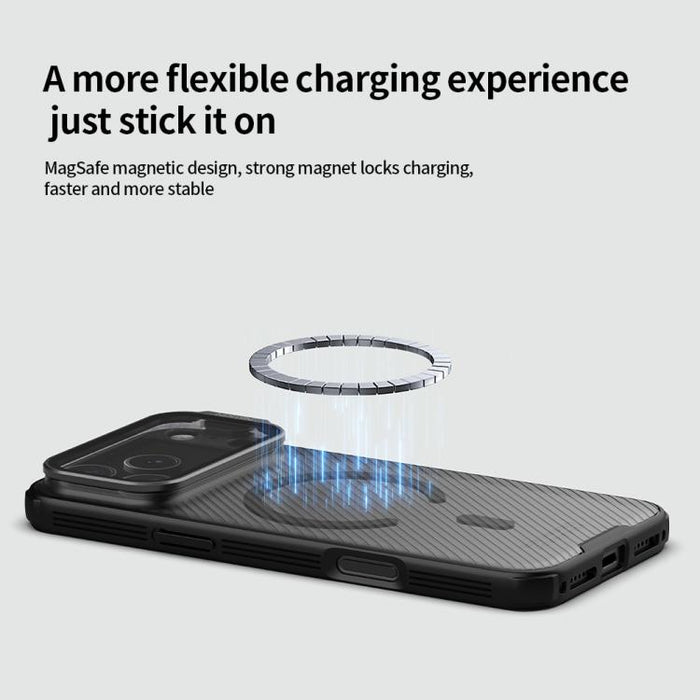 NILLKIN CamShield Prop Transparent Mirror Cover MagSafe Magnetic Translucent PC Phone Case, For iPhone 17 Pro Max, For iPhone 17 Pro
