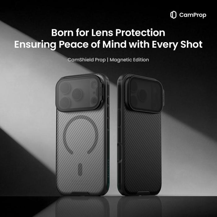 NILLKIN CamShield Prop Transparent Mirror Cover MagSafe Magnetic Translucent PC Phone Case, For iPhone 17 Pro Max, For iPhone 17 Pro