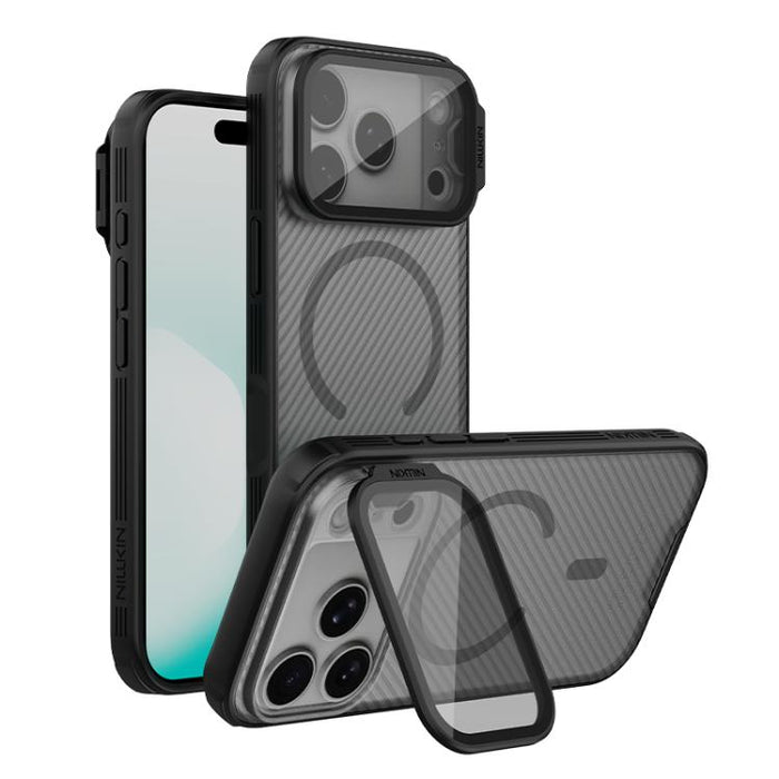 NILLKIN CamShield Prop Transparent Mirror Cover MagSafe Magnetic Translucent PC Phone Case, For iPhone 17 Pro Max, For iPhone 17 Pro
